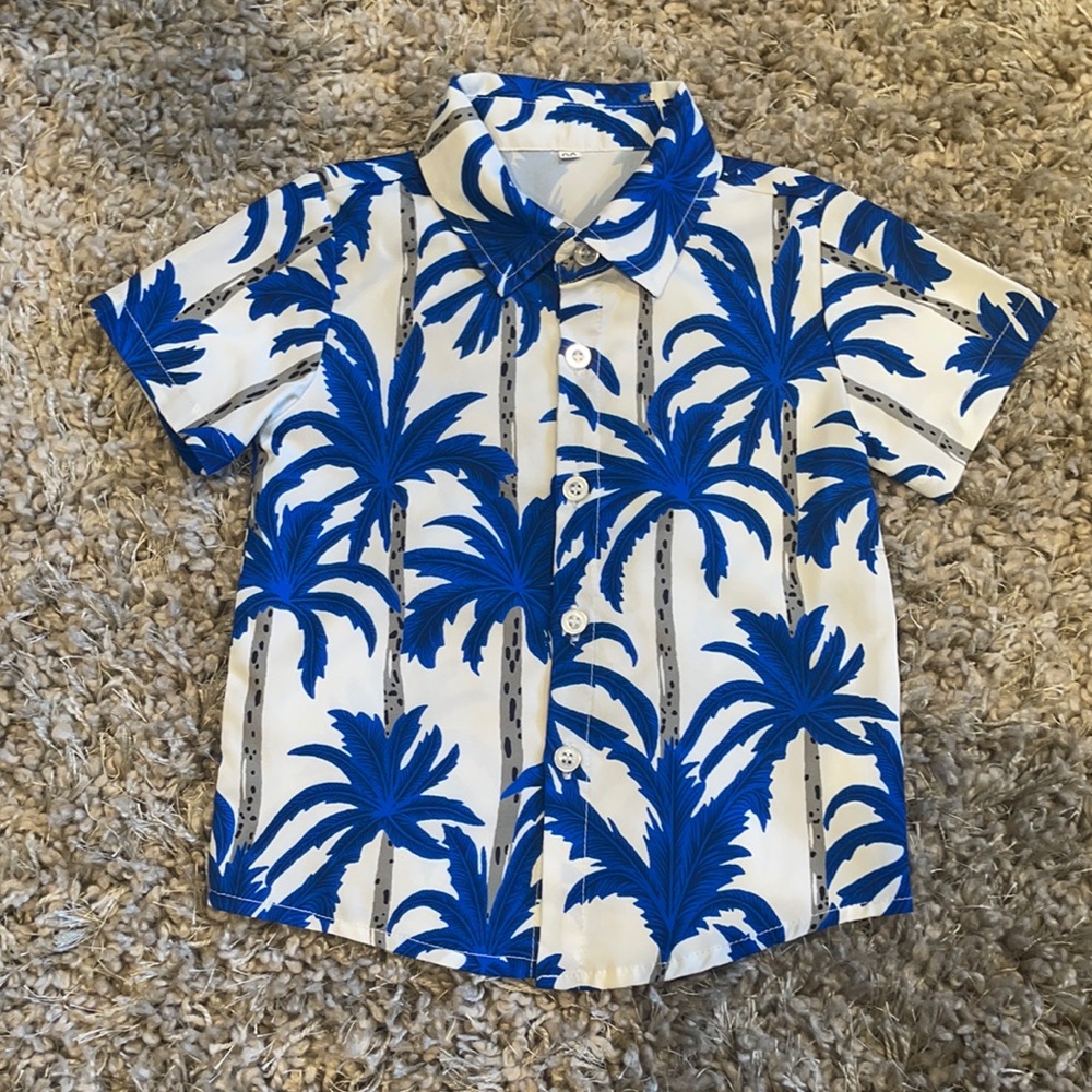 Toddler boy button up shirt